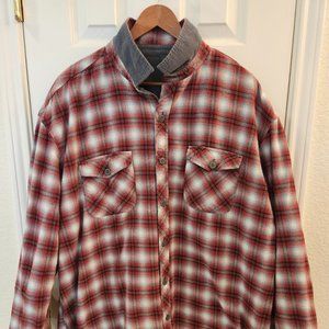 The Territory Ahead - reversible flannel shirt/jacket - XL